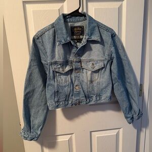 Vintage 80’s Be Bop Blue Jean Cropped Jacket Size Small